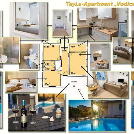 Tayla-Apartment Vodice Exterior foto